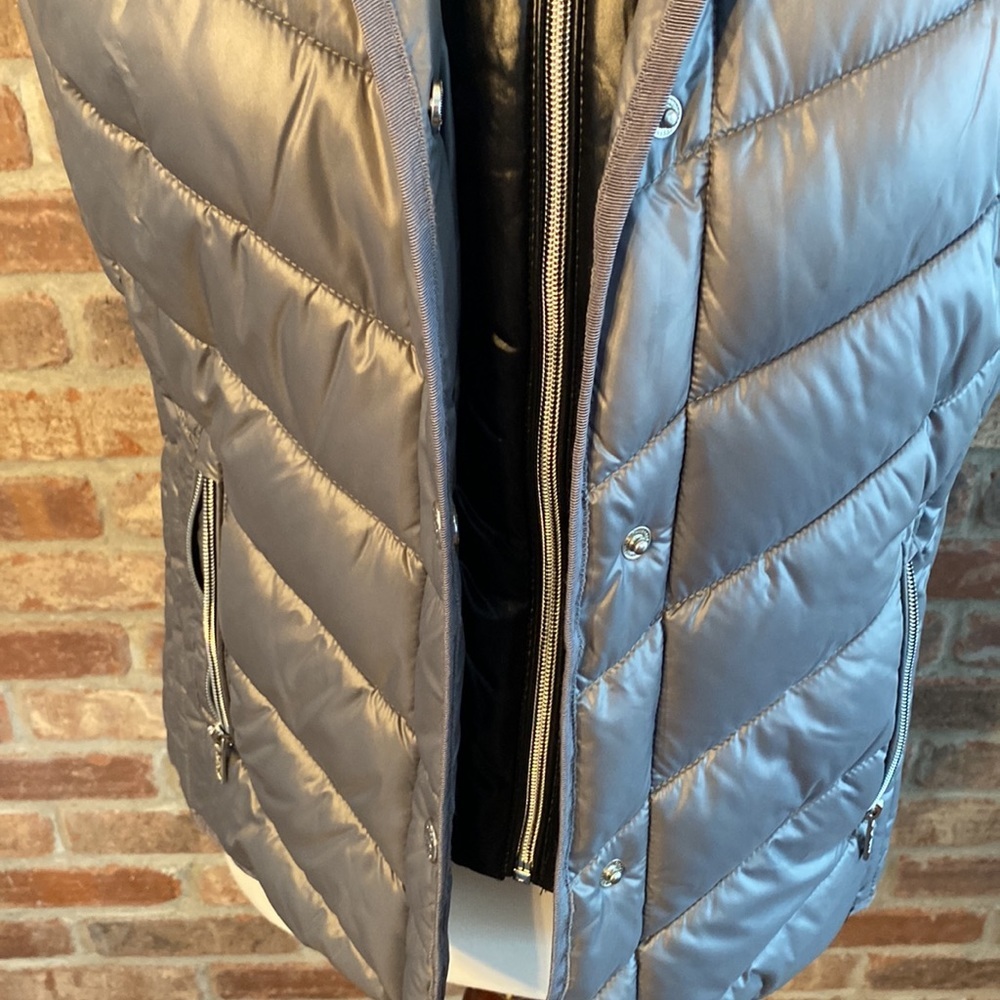 Marc New York large gray and black puffer vest - Picture 4 of 9